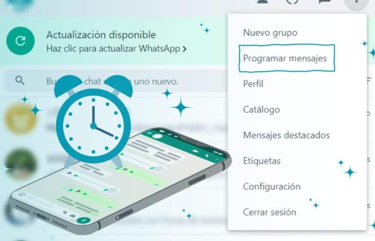 programar mensajes desde whatsapp web